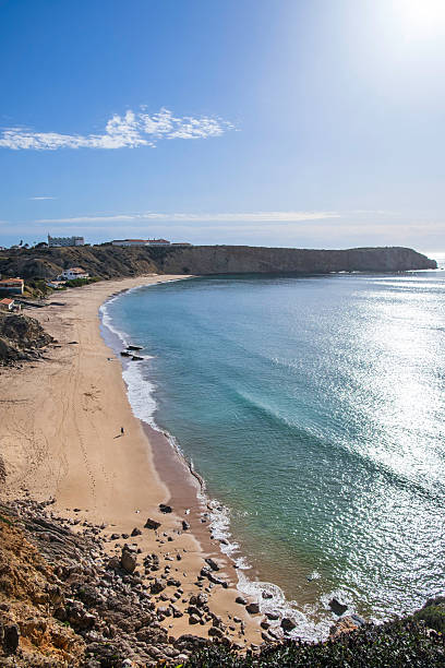 istock Praia da Mareta, a beach in Algarve protected by high cliffs (Portugal) 2212228619