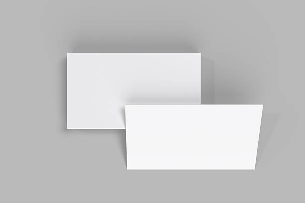 istock Modern business card mockup on the stack with front and back isolated. Template design for presentation branding identity, namecard, gift card, invitation, game card, greeting card, stationery, ads 2212232000