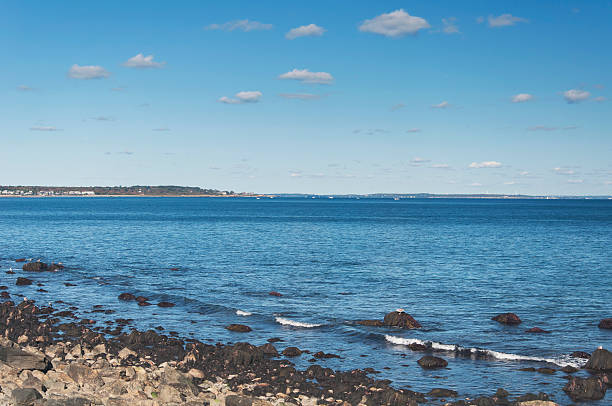 istock the coastline and rocky shore at Point Judith in Rhode Island 2212237210