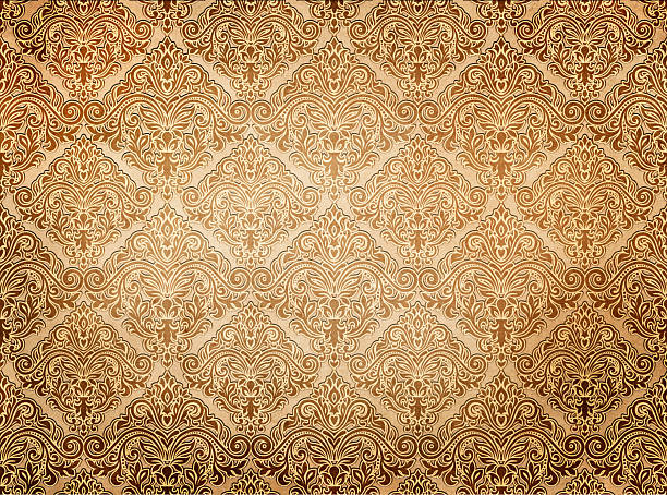 istock Bad condition grunge paper with old-fashioned ornament. 2212240040