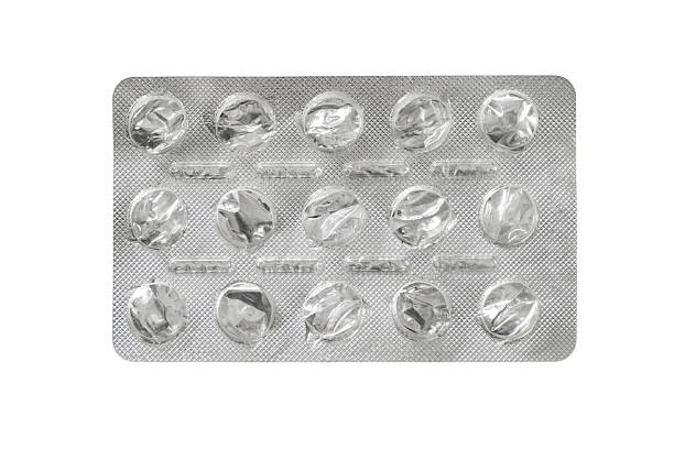 istock one empty medical pill blister, isolated on white with clipping path 2212240244