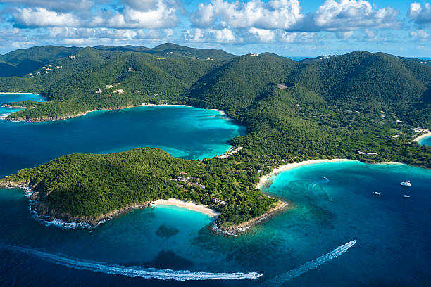 istock Aerial view of Caneel Bay, St. John 2212242498