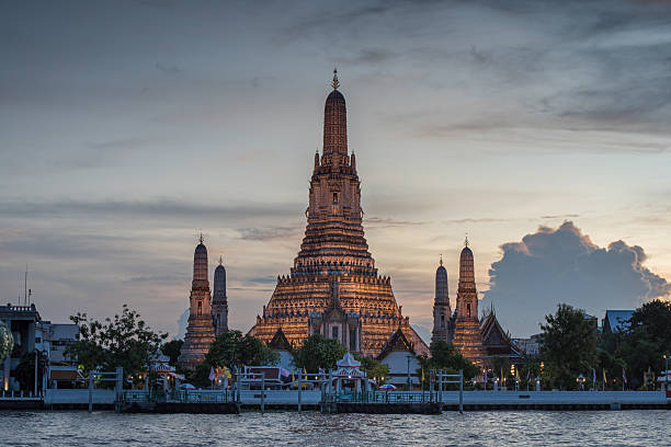 istock Wat Arun Ratchawararam (the Temple of Dawn) at sunset, Bangkok, Thailand 2212242594