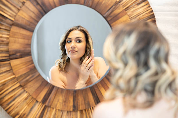 istock Contemplative skincare application 2212248508