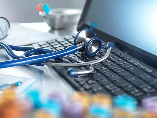 istock A stethoscope laid on a laptop keyboard represents modern medical diagnostics and technology. 2212262246