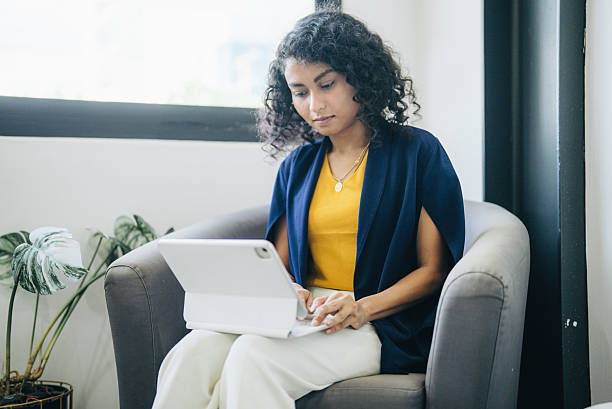 istock Woman working on laptop at the office. 2212264952