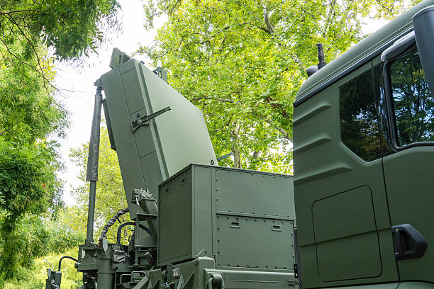 istock Israeli-developed ELM-2084 Military mobile radar system in a forested area 2212269462