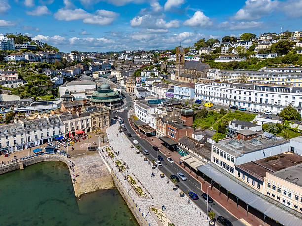 istock Pedestrianised harbour front in Torquay, UK 2212269686