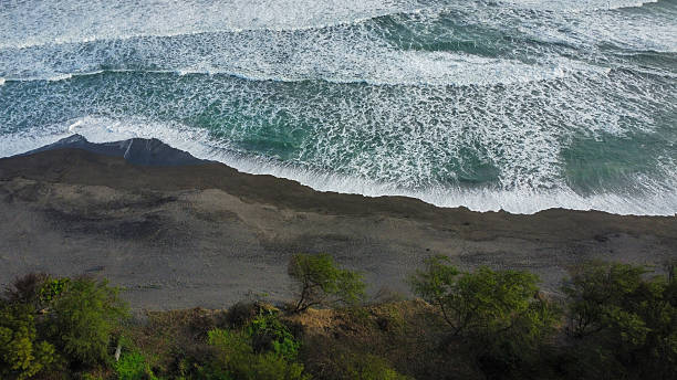 istock A beach with black sand seen from above 2212271421