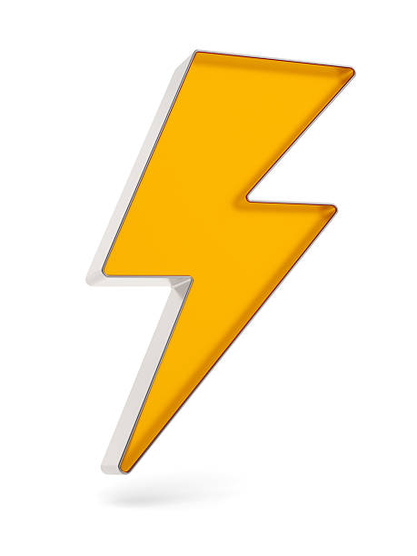 istock Symbol flash on white background. Isolated 3D illustration 2212272165
