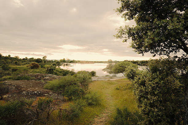 Natural site of Los Barruecos in Extremadura, Spain