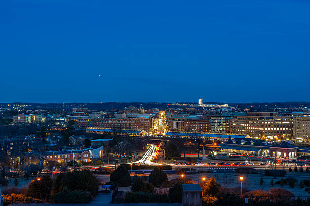 istock Alexandria Virginia Skyline At Night 2212272765