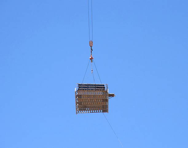 istock Crane Lifting Heavy Eequipment 2212281645