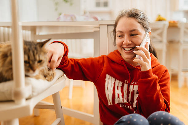 istock Connected Moments: A Girl’s Chat at Home 2212285297