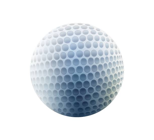 istock Golf ball vector illustration isolated on white background. Sports game equipment. Golf game 2212290311