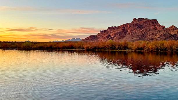 Red Rocks and Blue Lake