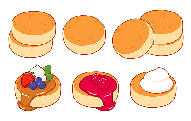 60+ Thick Pancake Stock Illustrations, Royalty-Free Vector