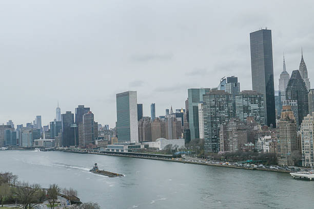 New York City, Manhattan, Roosevelt island.