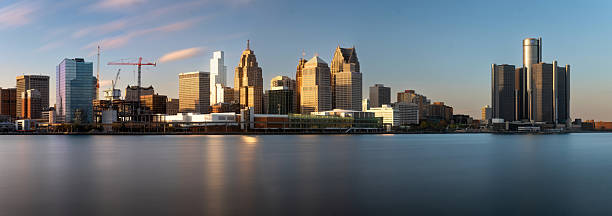 istock Detroit - Skyline at Dusk 2212314461