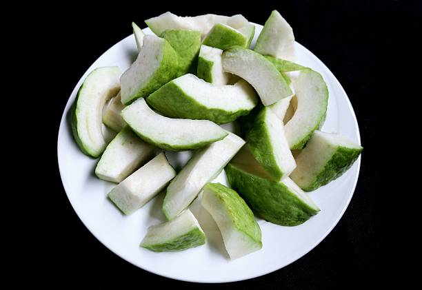 istock Cutting Guava - Healthy fruit. 2212317568