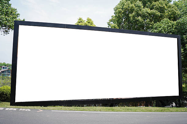 istock A big white blank billboard for your advertising needs. 2212321644