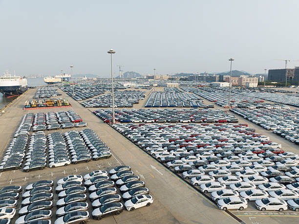 istock Commercial vehicle transport terminal 2212331161