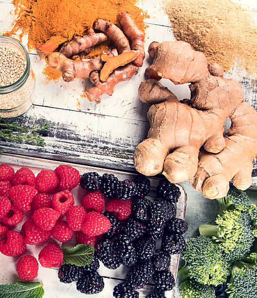 Different kind of superfoods.