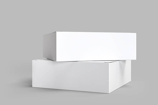 istock Realistic cardboard paper container packaging boxes mockups isolated on background. Design template for food, cosmetic, pharmacy, sport, cream, delivery, skin care, healthcare or medicine presentation 2212336268