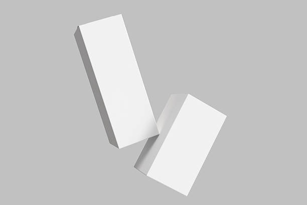 istock Realistic cardboard paper container packaging boxes mockups isolated on background. Design template for food, cosmetic, pharmacy, sport, cream, delivery, skin care, healthcare or medicine presentation 2212336271