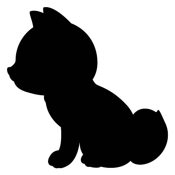 istock Silhouette of a sitting Shiba Inu 2212338520