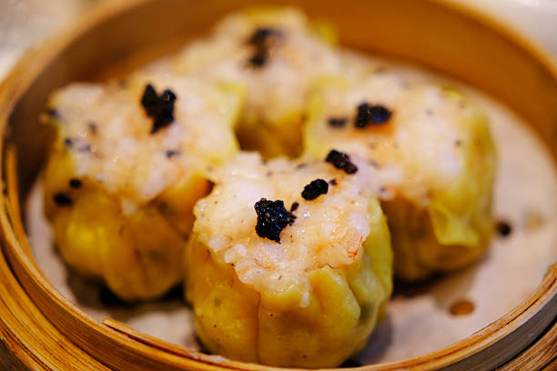 Shumai, traditional Chinese Cantonese dim sum