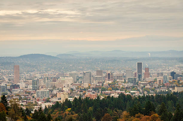 istock Portland, Oregon's Skyline on a Autumn Day 2212345234