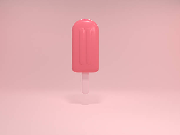 istock pink Ice Cream 3d rendering valentine concept 2212345648