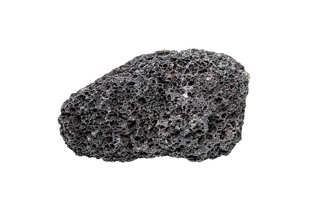 istock Black scoria volcanic rock 2212346017