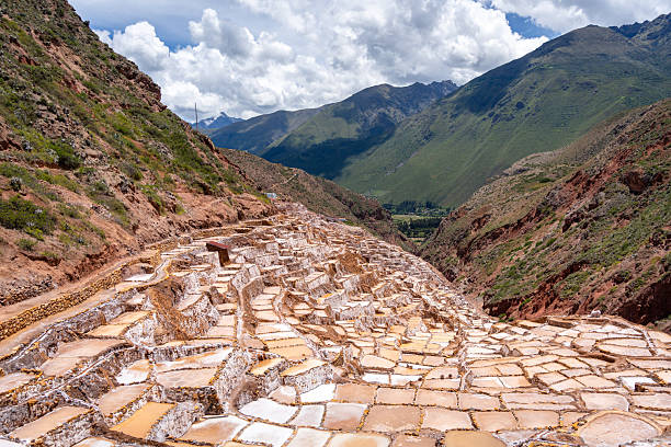istock Salt terraces at Salinas de Maras in the Sacred Valley, Peru 2212351419