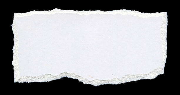 istock Cut or torn paper background textured isolated 2212353278