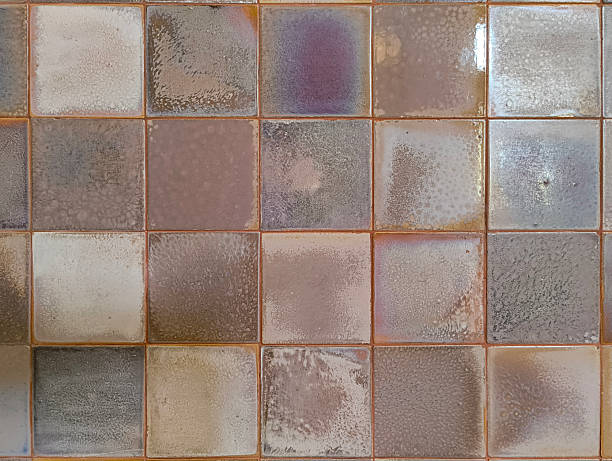 istock Close up of neutral color tiled wall 2212354923