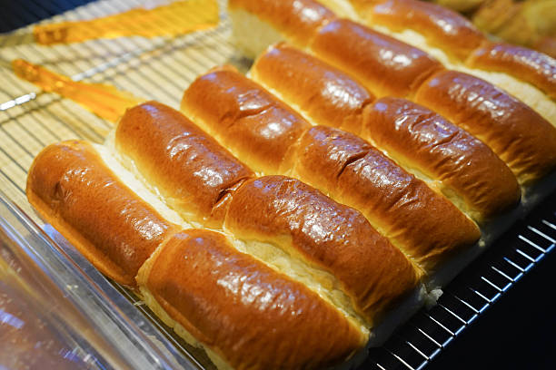 istock fresh baked soft bread close up for sale at night 2212356765