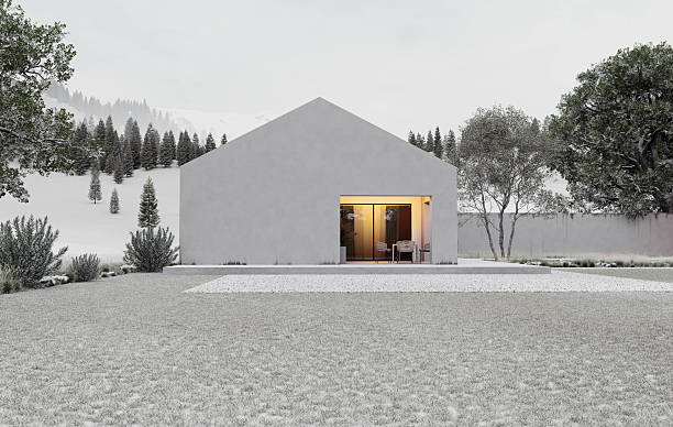 istock Experience the beauty of Modern Minimalist Architecture harmoniously coexisting with Nature 2212367516
