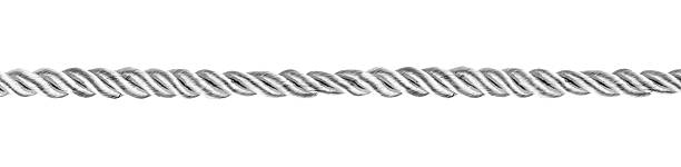 istock gray fabric laces on white background 2212369261