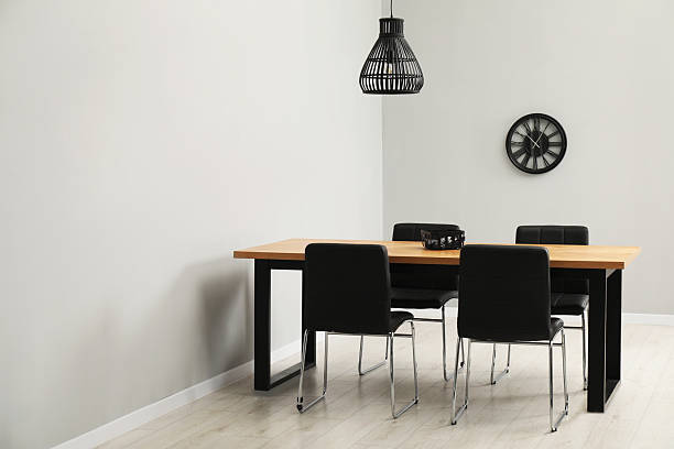 A wall clock with roman retro design.