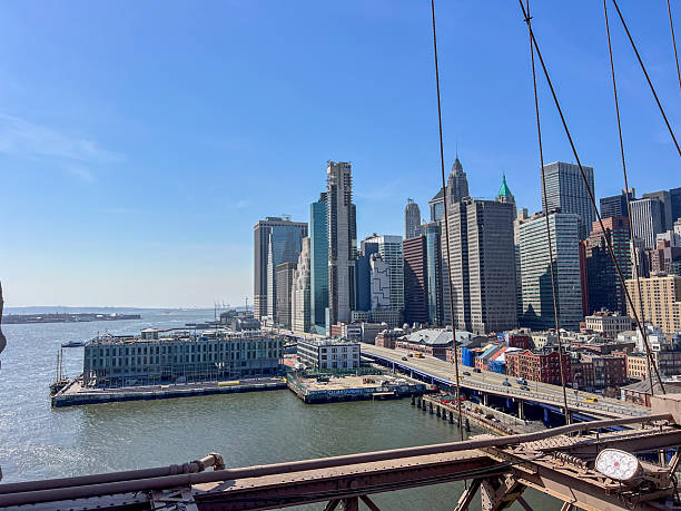 istock Brooklyn Bridge View of Manhattan Skyline 2212376944