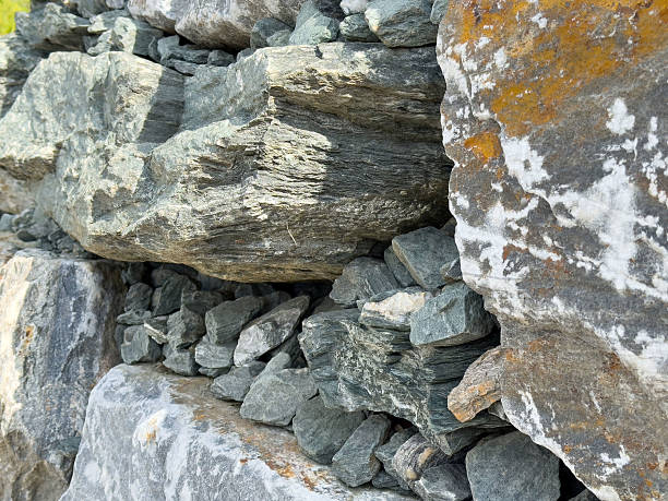 istock Close-up of marble stone texture with gray 2212380431