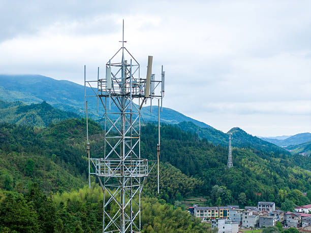 istock Signal tower on the mountain 2212401249