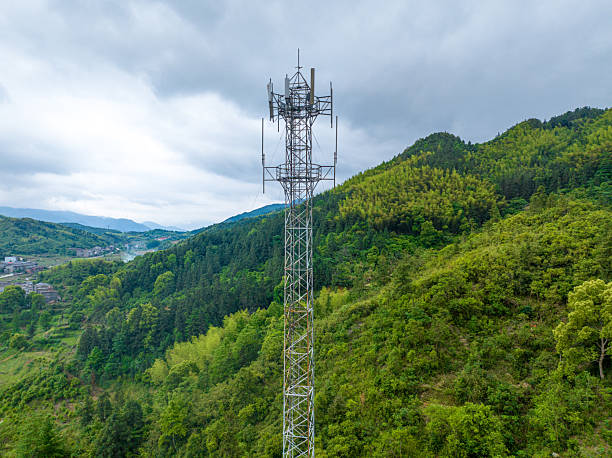istock Signal tower on the mountain 2212401269