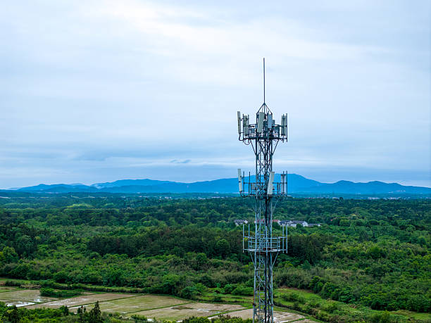 istock Signal tower on the mountain 2212401356