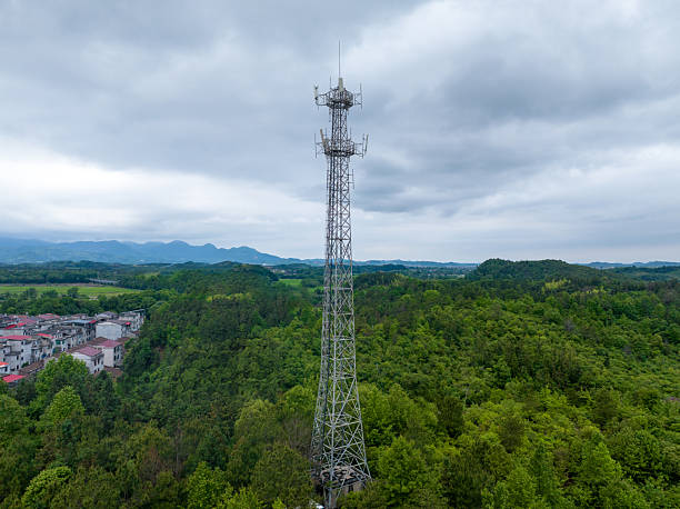 istock Signal tower on the mountain 2212401401