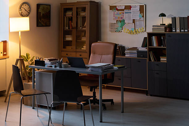 istock Spacious modern office of counselor 2212413843