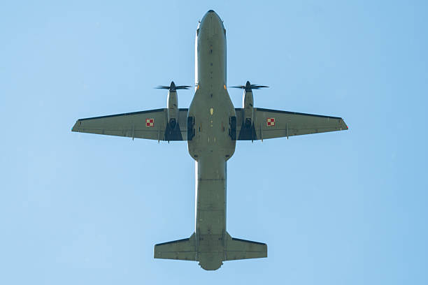 istock Heavy military aircraft soars overhead on a clear day showcasing impressive engineering and power in the sky 2212417466