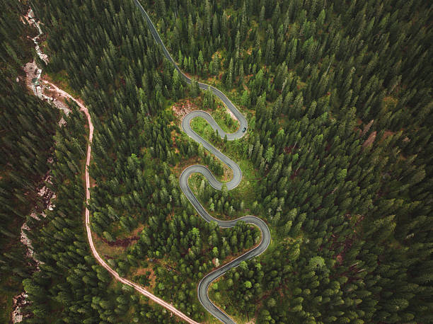 istock winding road aerial view 2212423874